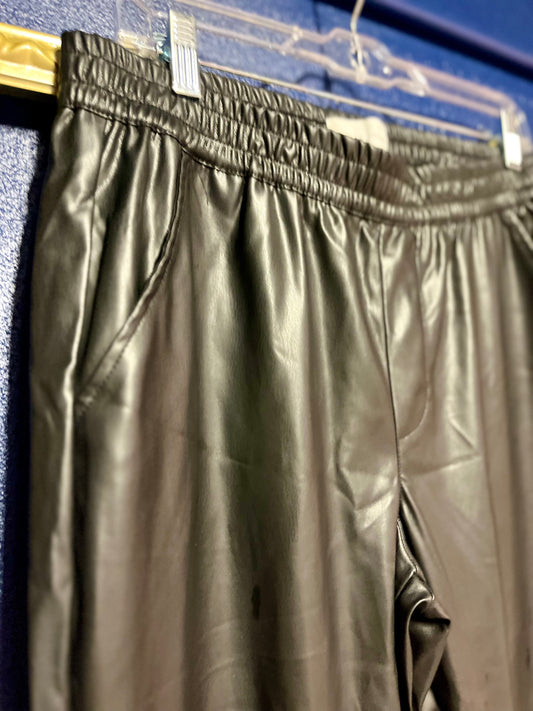 Dear John Pleather Joggers