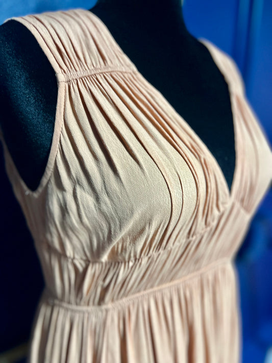 Grade and Gather Peach Smocked Dress