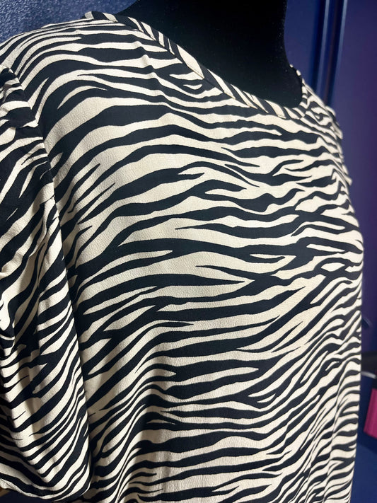 Loft Zebra Print Blouse