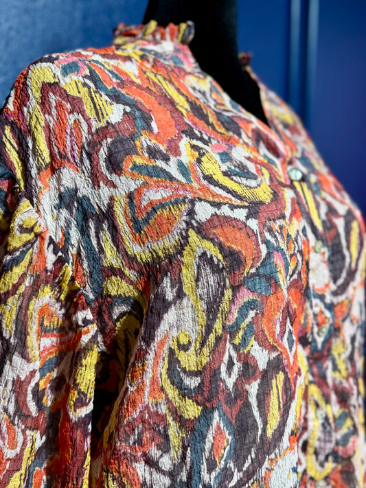 Fate Colorful Print Blouse