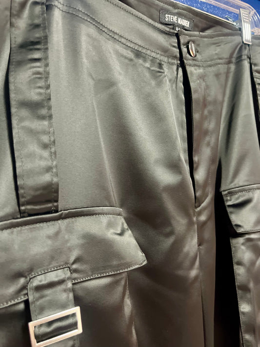 Steve Madden Silk Cargo Pants
