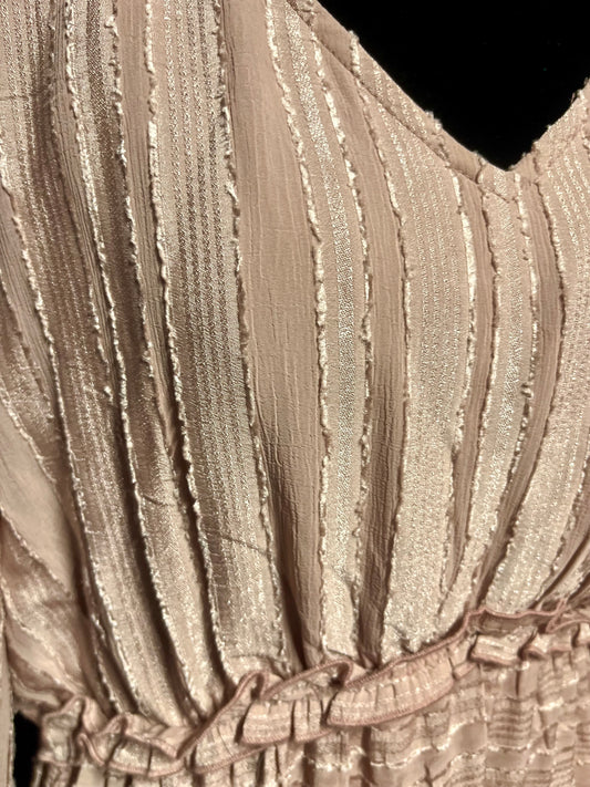 Jodifl Light Mauve Striped Dress