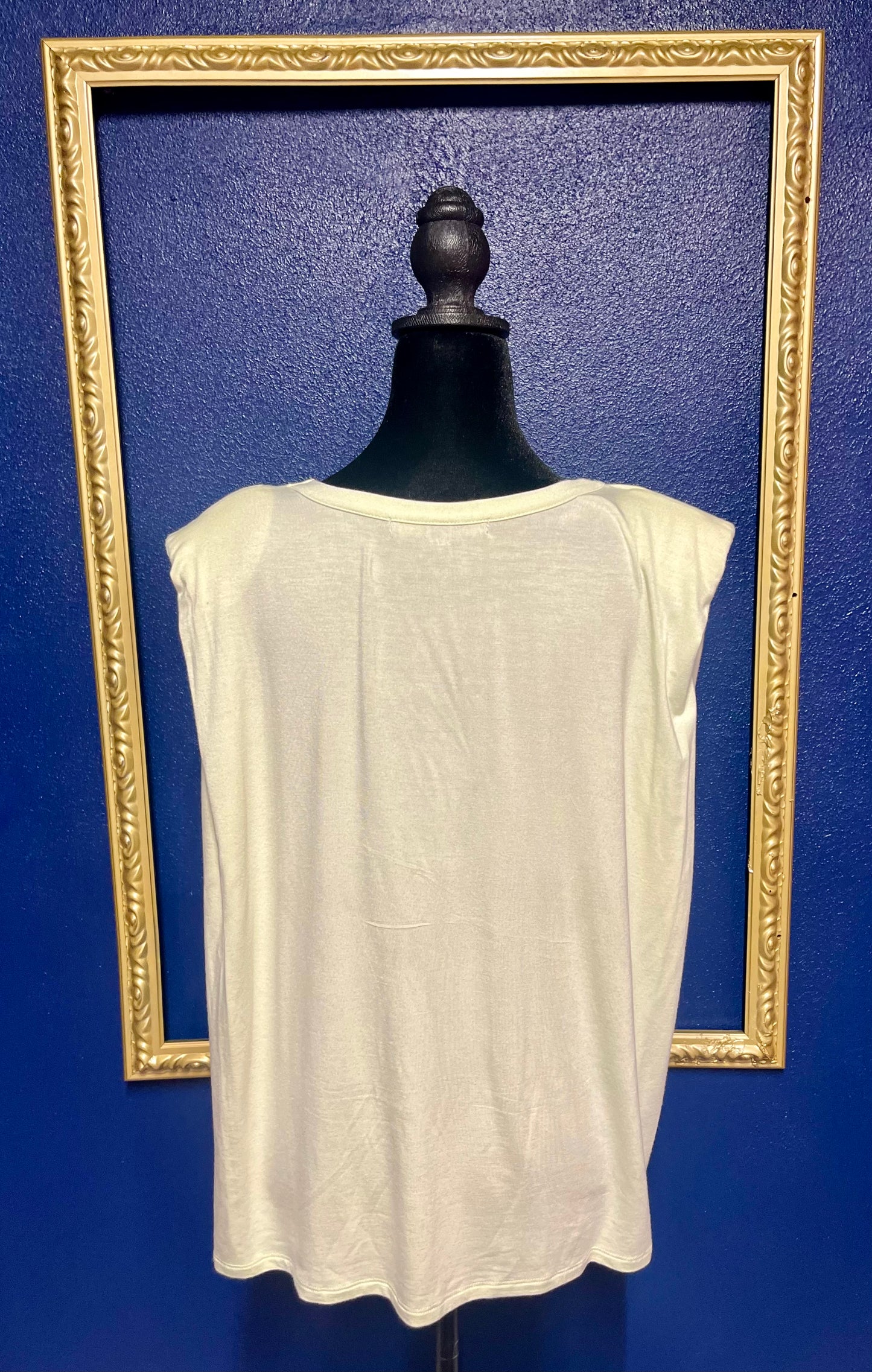 Honey and Sparkle Light Green Tank