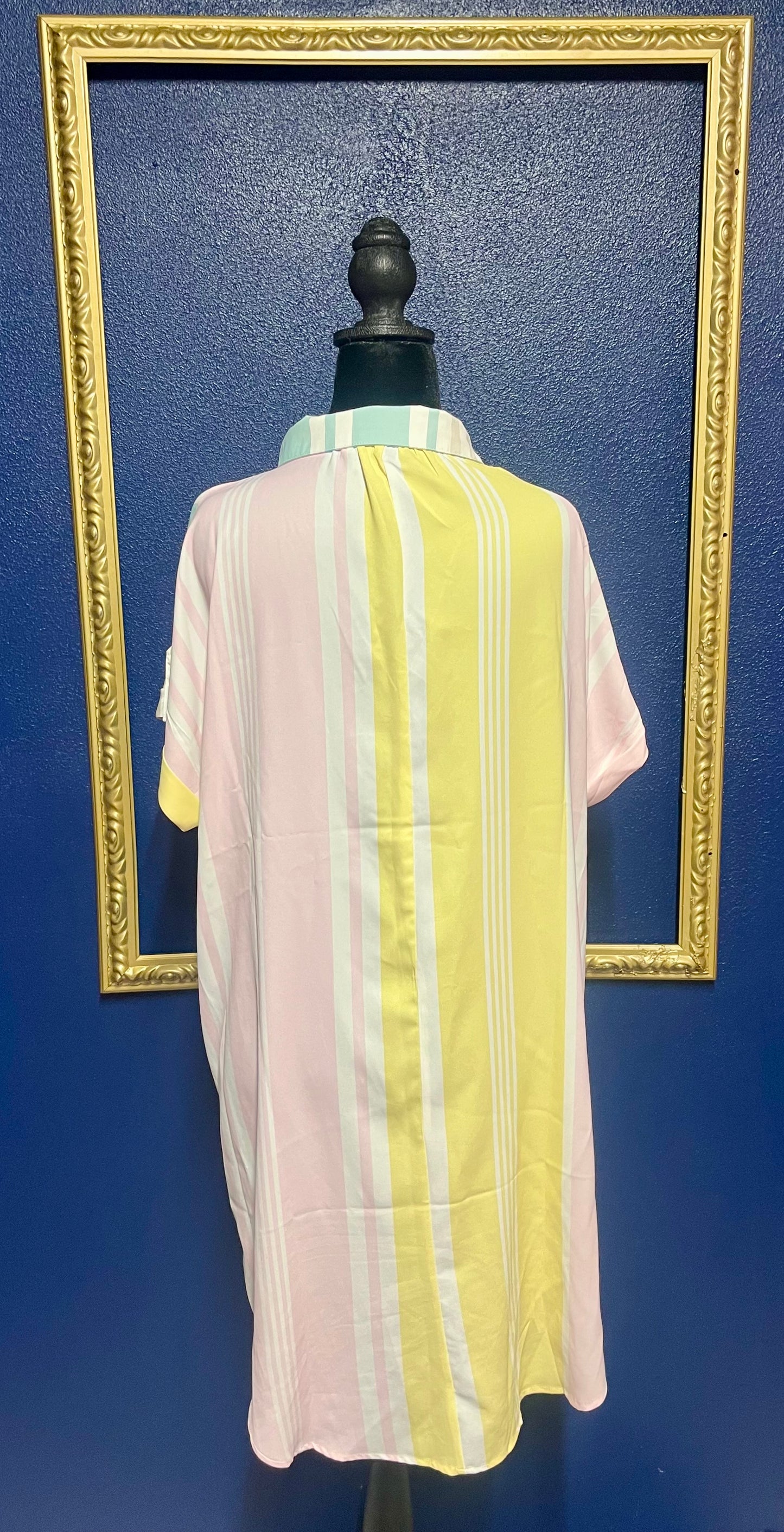 Solution Pastel Striped Dress