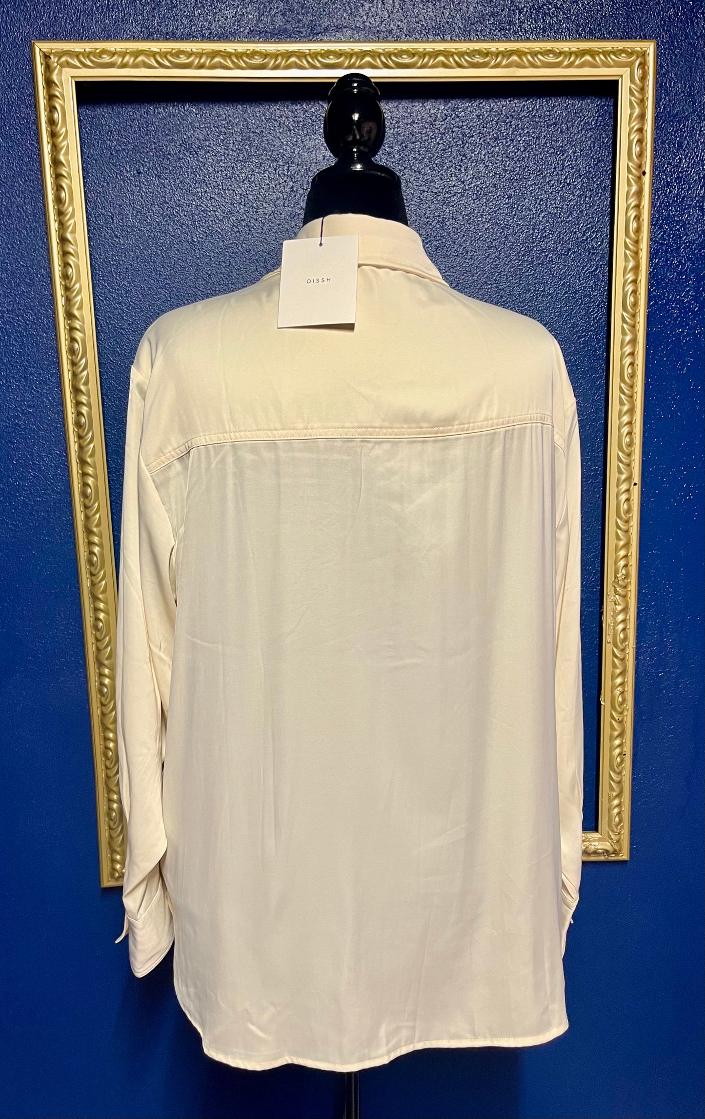 Dissh Rue Cream Long Sleeve Blouse