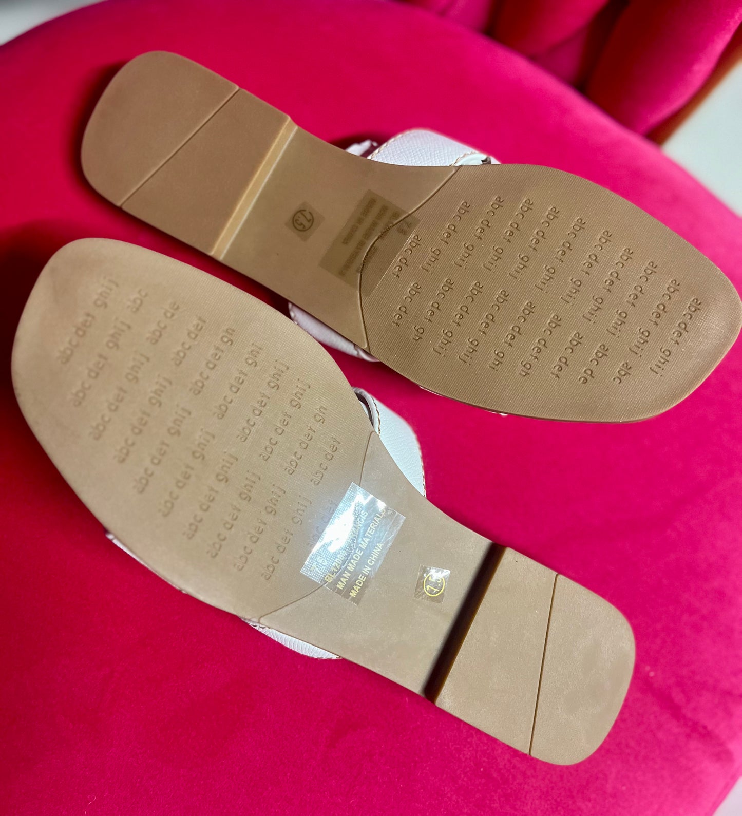Lemonade White Sandals