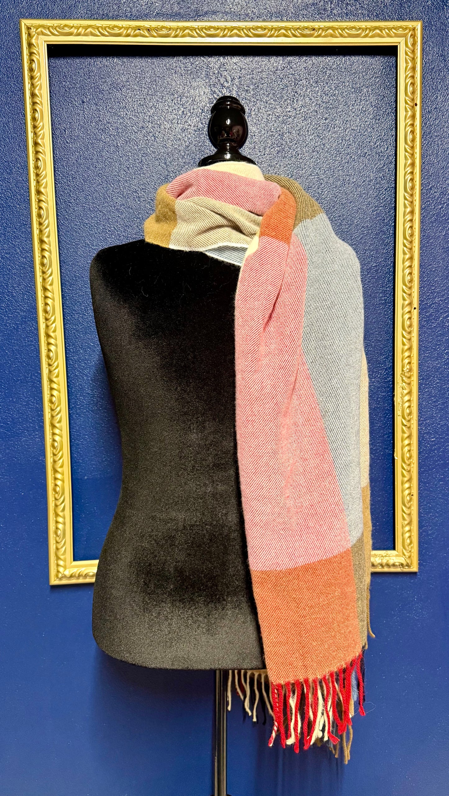 Colorful Plaid Scarf