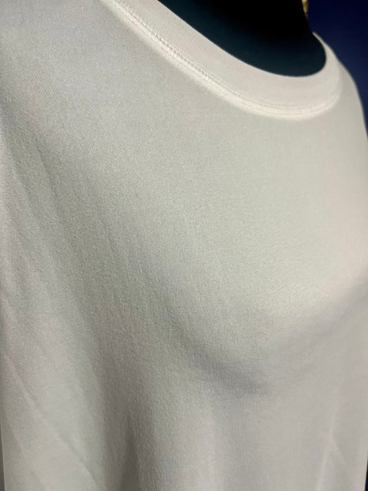 Vuori White Cropped Tee