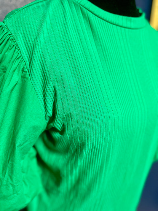 OnTwelfth Green Blouse