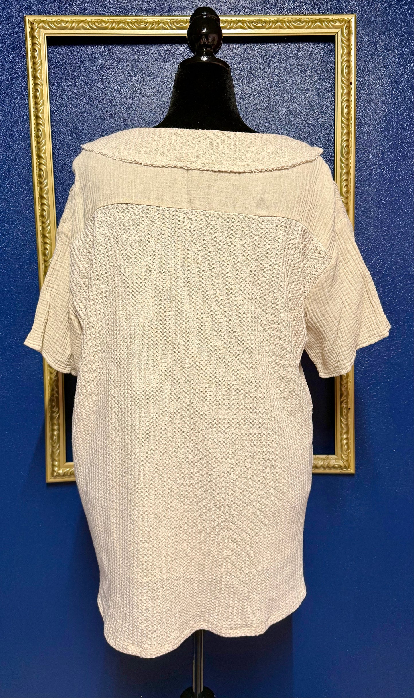 Promesa Waffle Knit Blouse