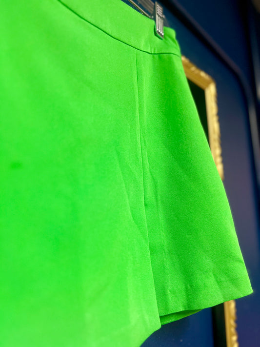 Flying Tomato Bright Green Skort