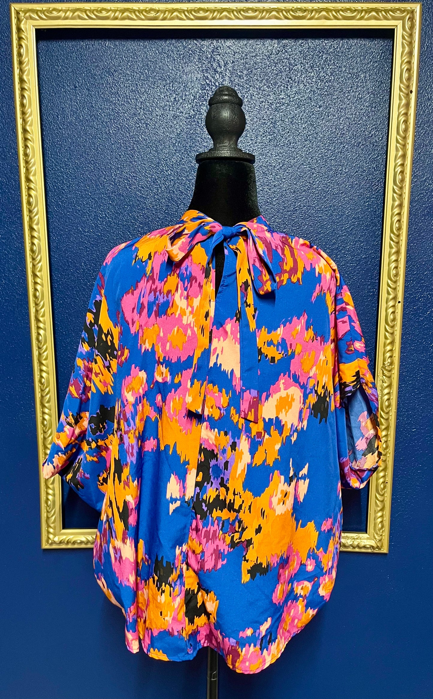 SHEIN Bright Floral Blouse