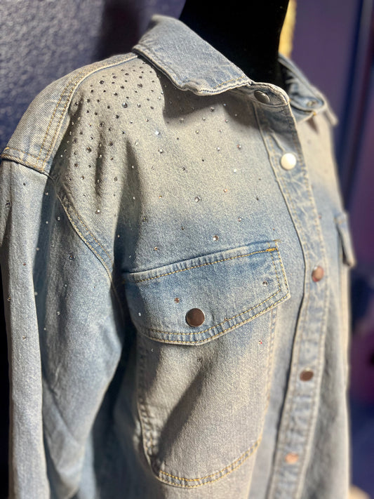 Universal Thread Rhinestone Jacket