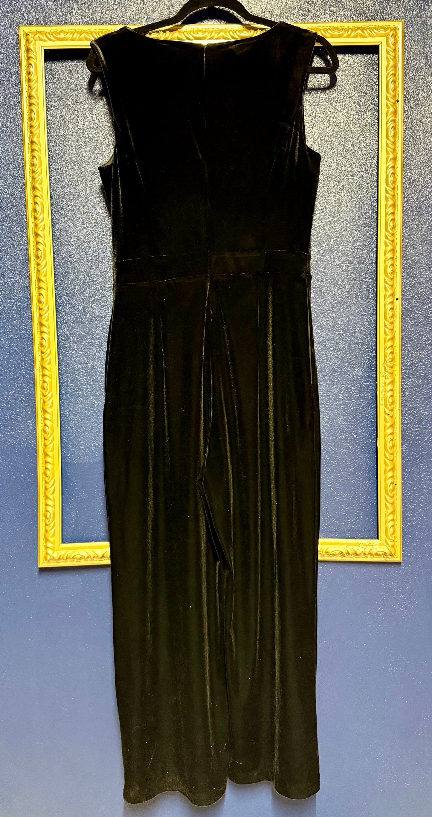 Banana Republic Black Velvet Jumpsuit