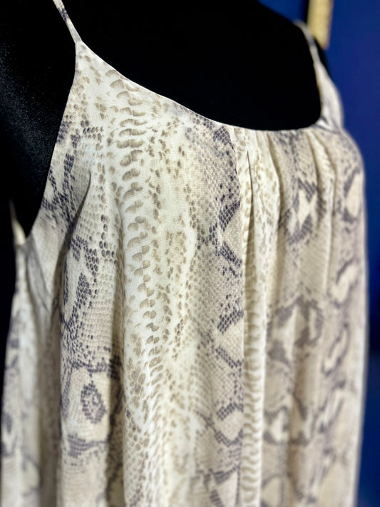 Red Dress Snakeskin Dress