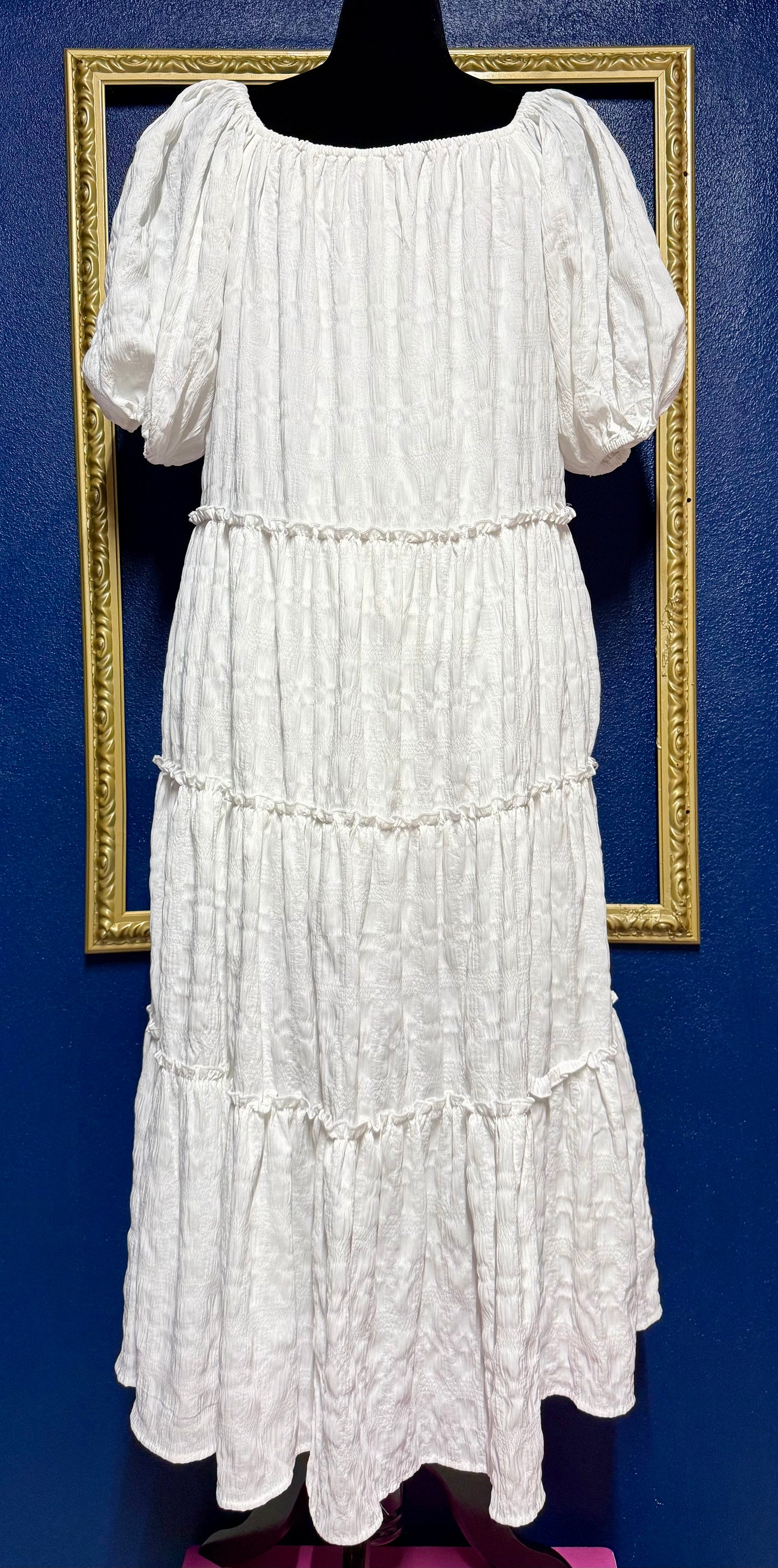 Emory Park White Boho Dress