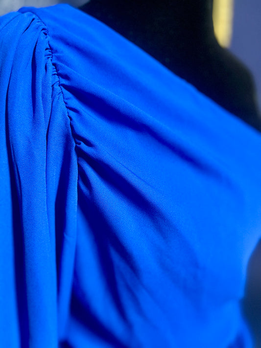 Magen Reaves by Apricot Lane Royal Blue Blouse