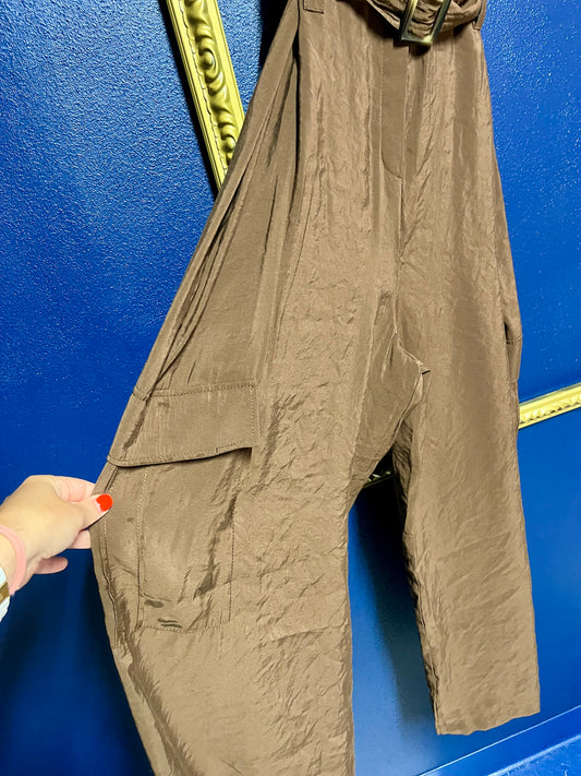 Abercrombie Brown Jumpsuit