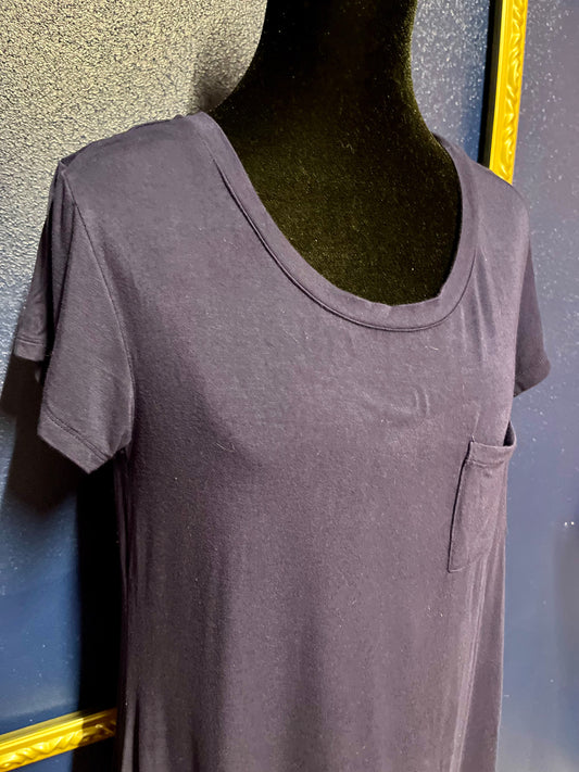 Mix Navy T-Shirt Dress