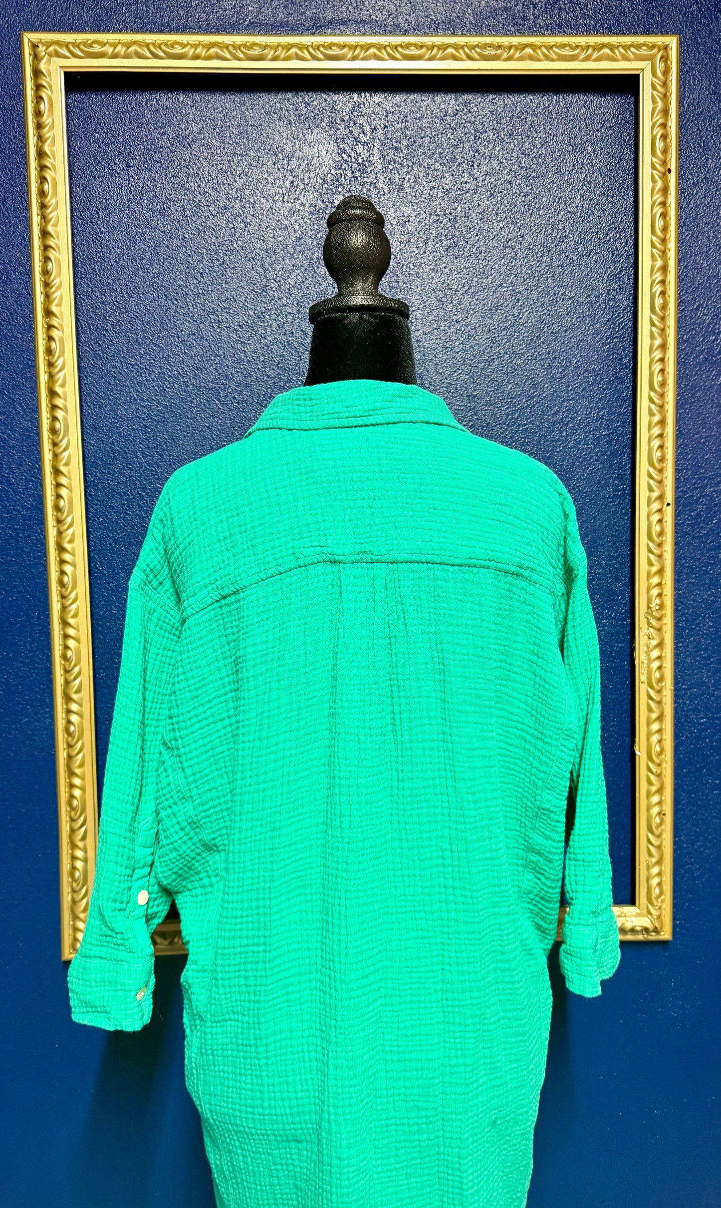 Universal Green Button Up Dress