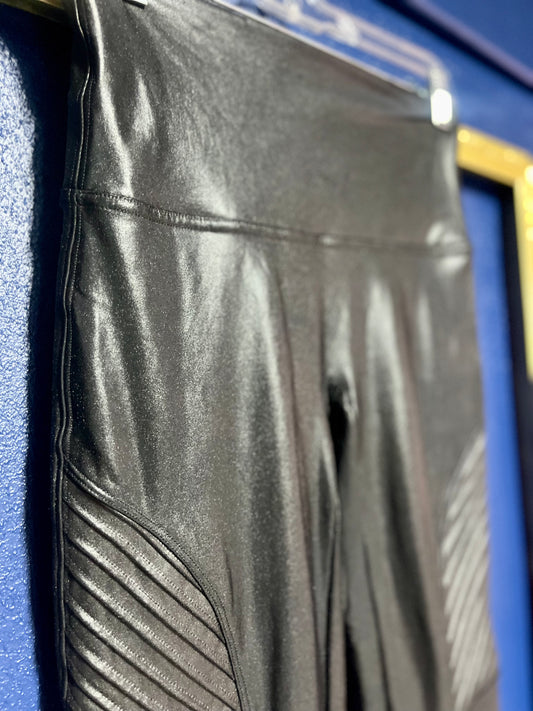 Spanx Faux Leather Moto Leggings