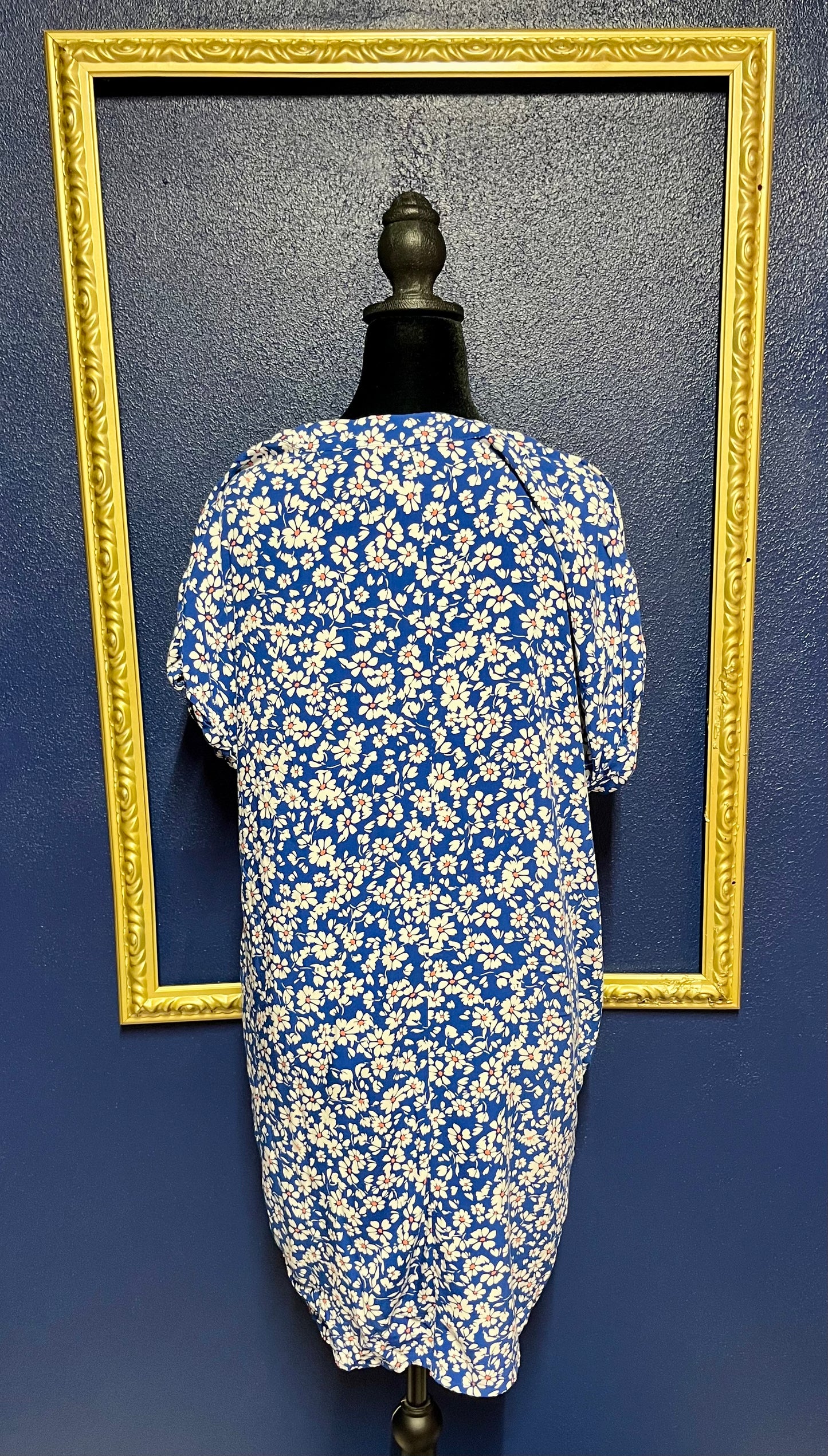 Gap Blue Floral Dress