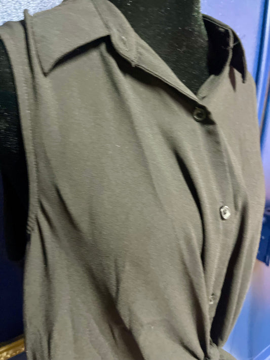 Nine West Black Button Down Dress