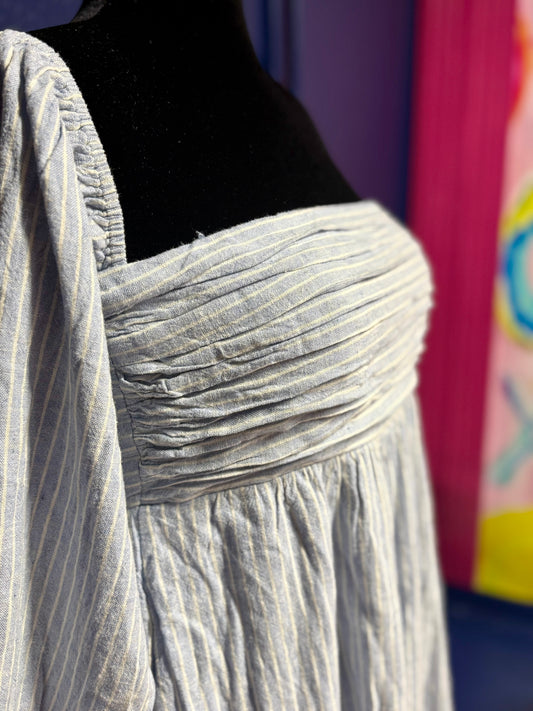 A&F Off the Shoulder Linen Dress