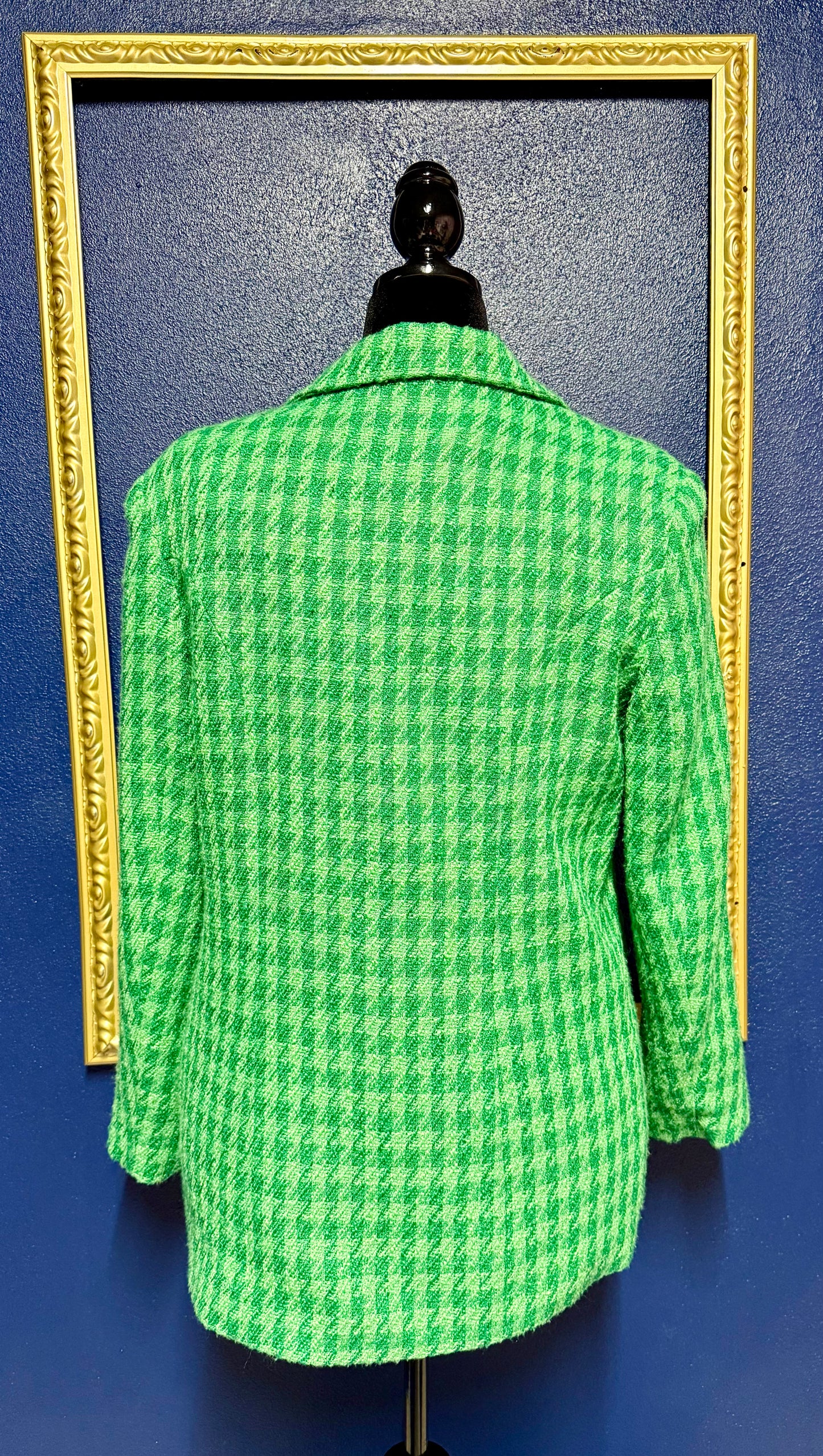 Buddy Love Green Houndstooth Blazer
