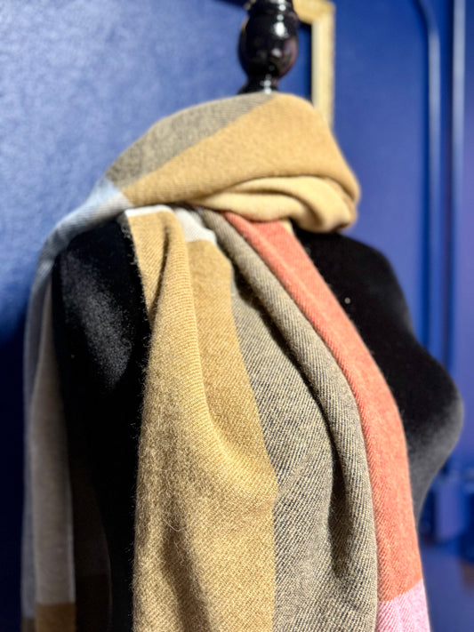 Colorful Plaid Scarf