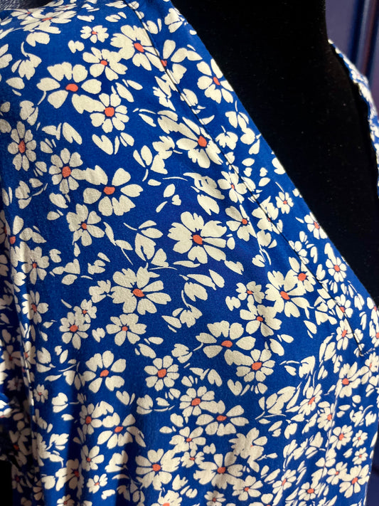 Gap Blue Floral Dress