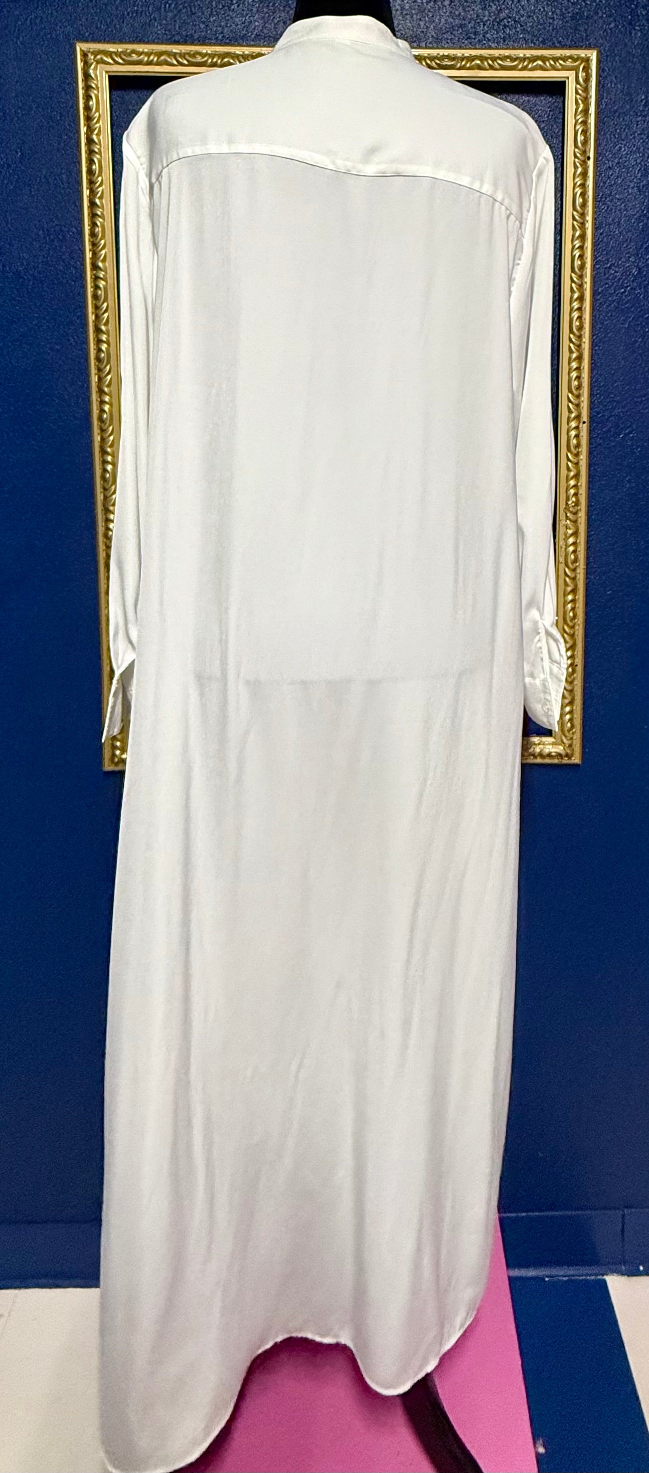 Summersalt White Button Down Dress