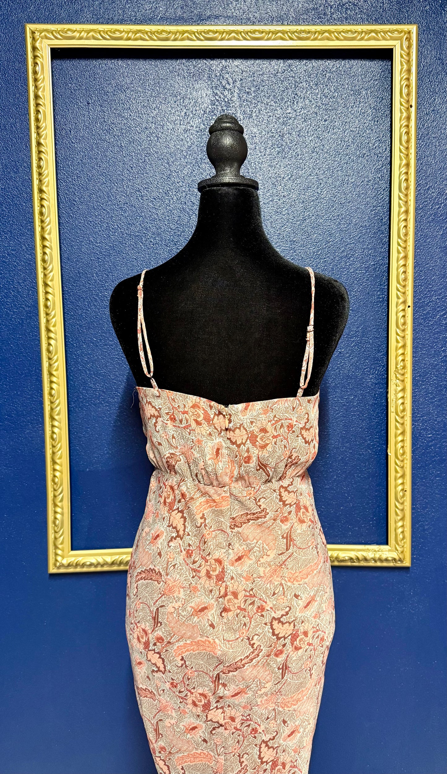 Floret Studios Rouched Ruffle Dress