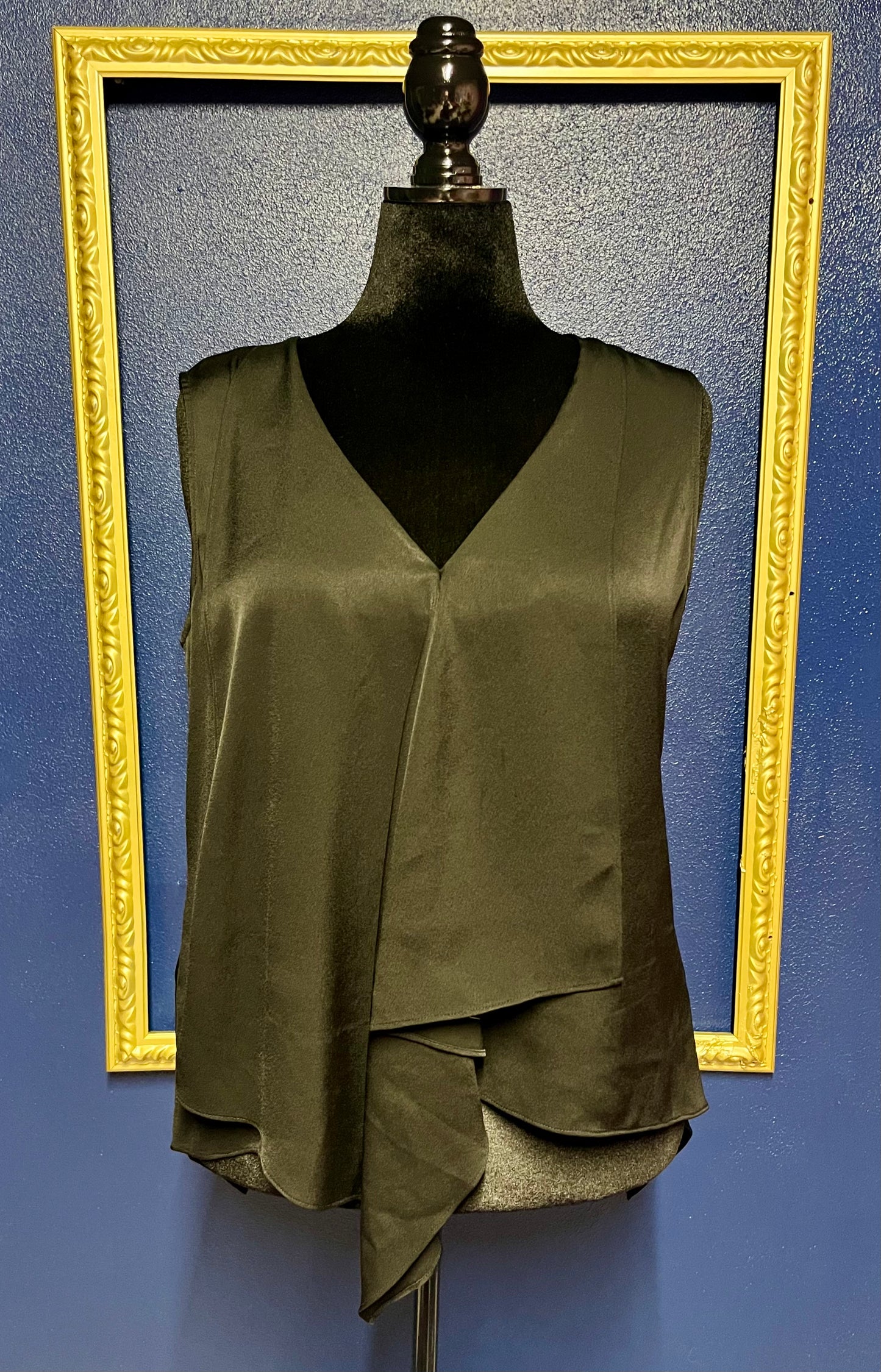 BCBG Black Sleeveless Blouse