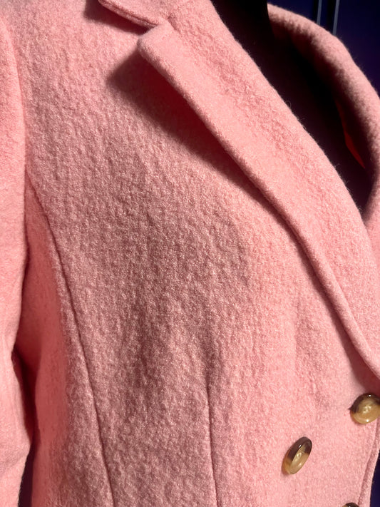 Talbots Pink Pea Coat