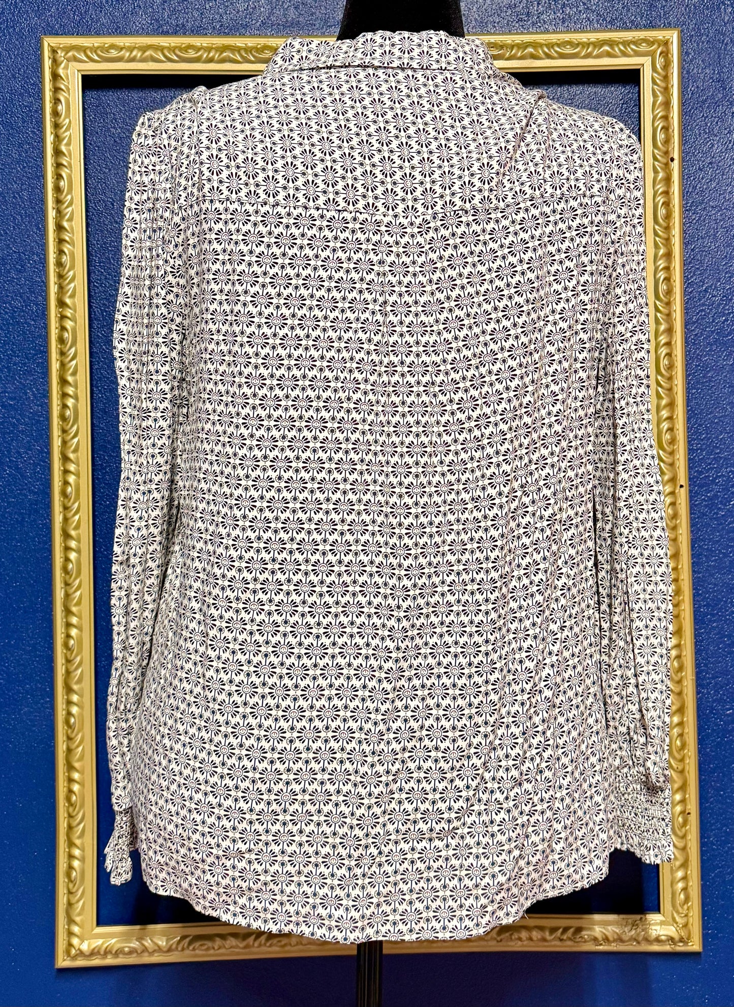 Max Studio Print Button Down