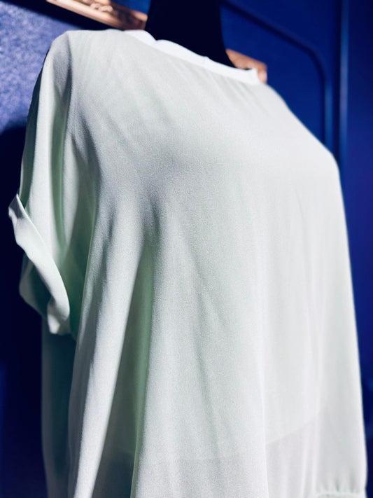 Glam Sage Green Blouse