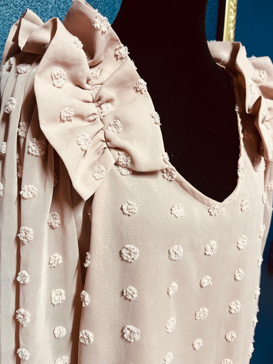 Entro Mauve Textured Blouse