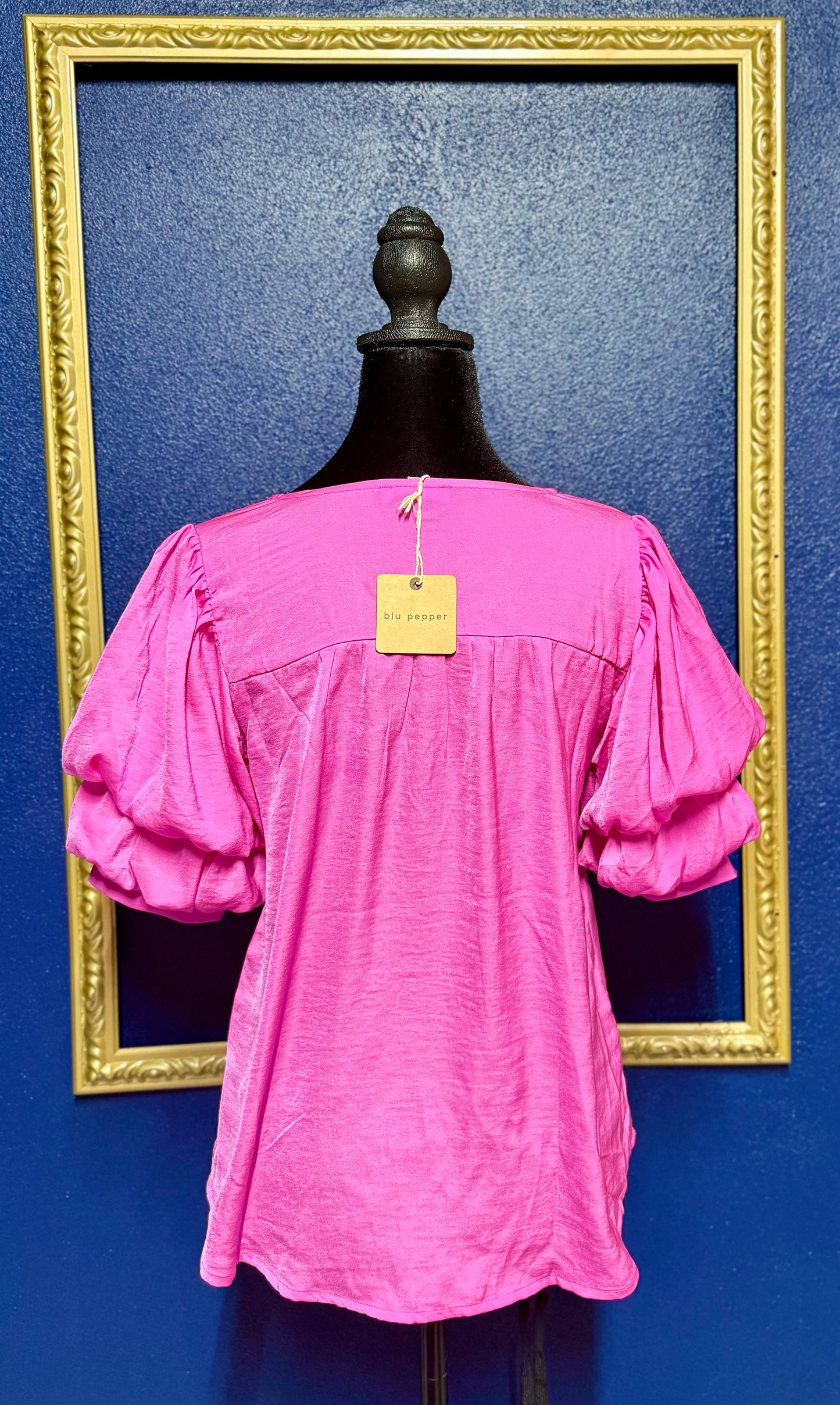 Blu Pepper Hot Pink Blouse