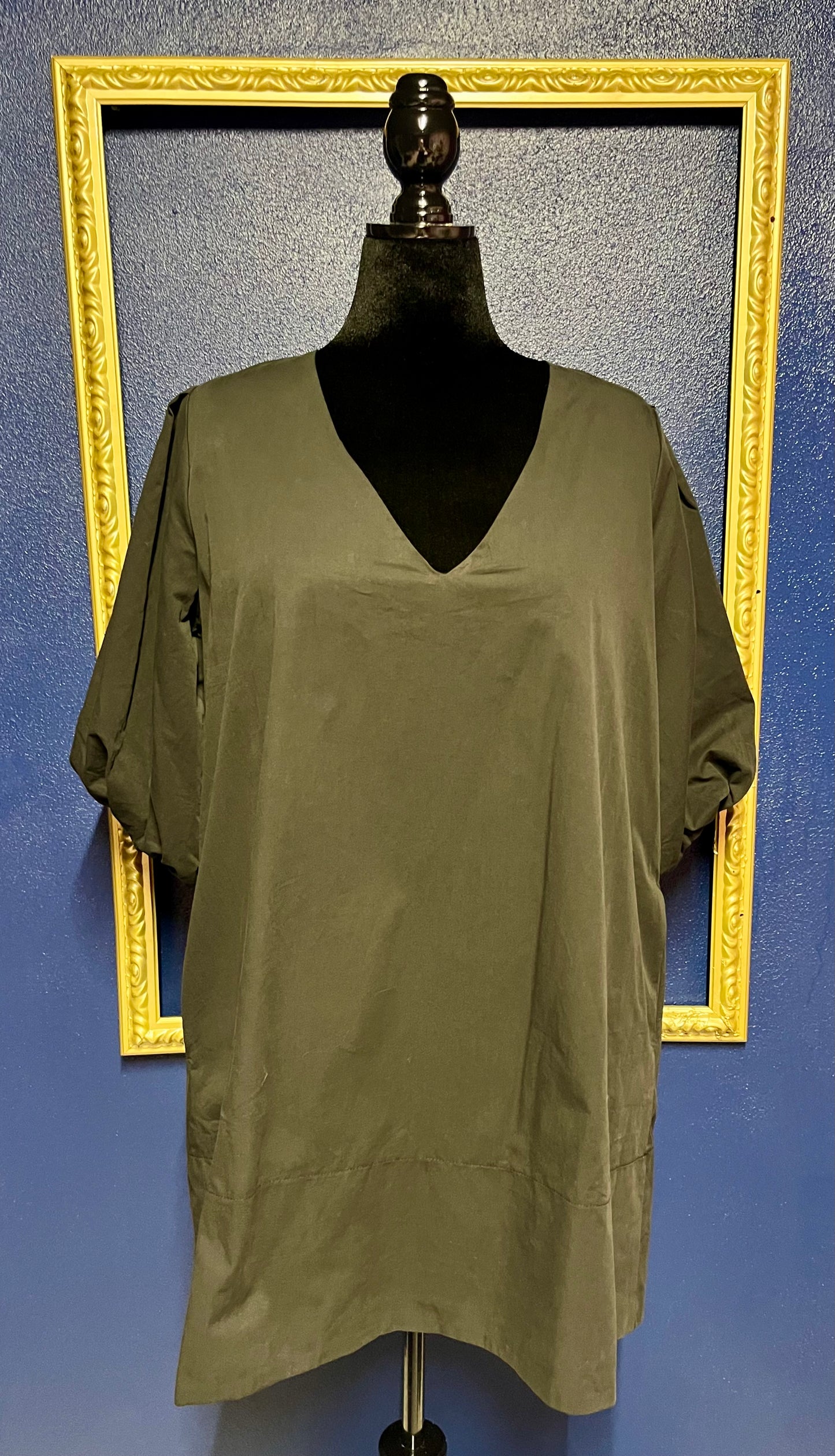 Dissh Black Puff Sleeve Dress