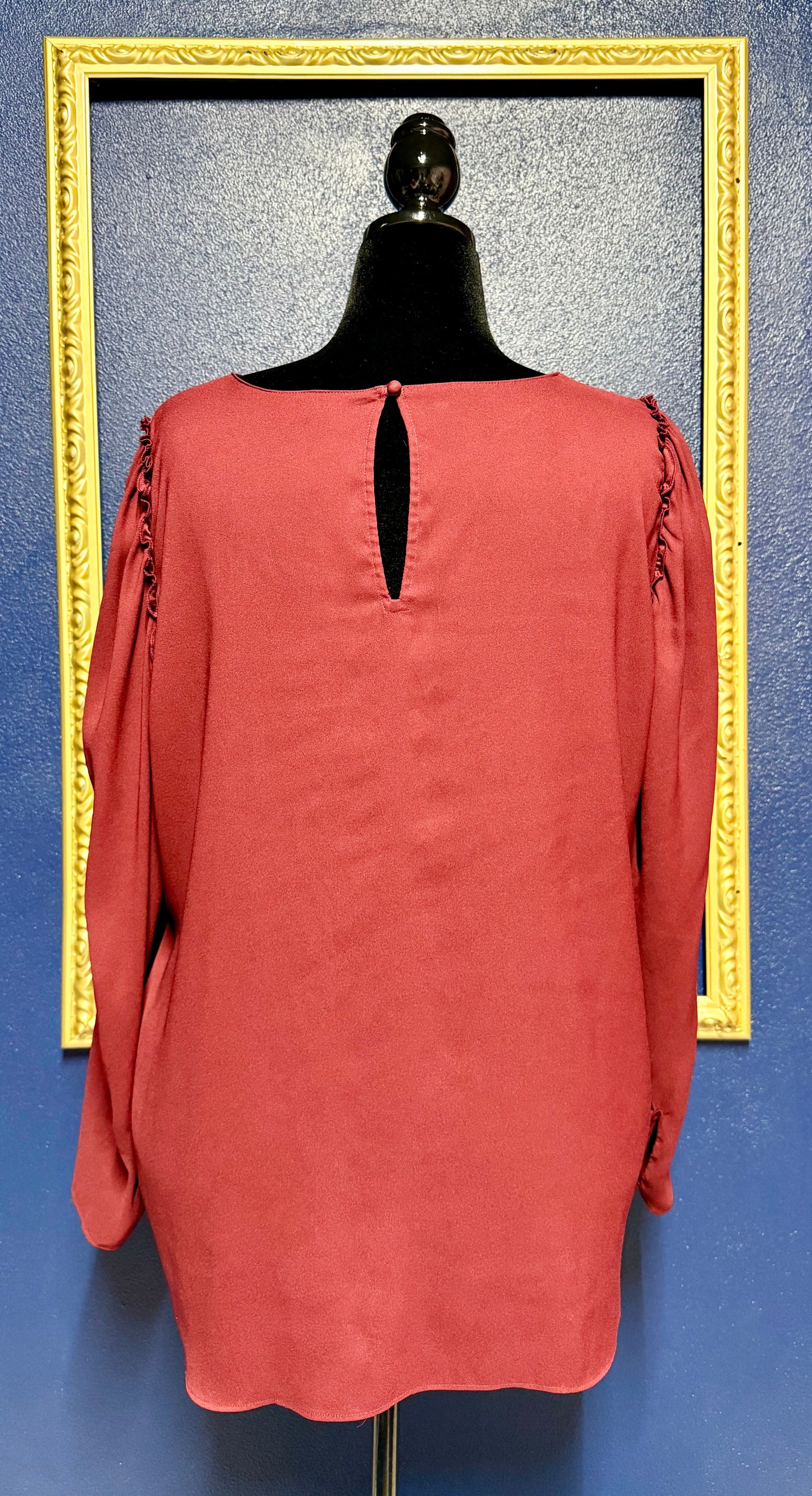 Ann Taylor Maroon Blouse