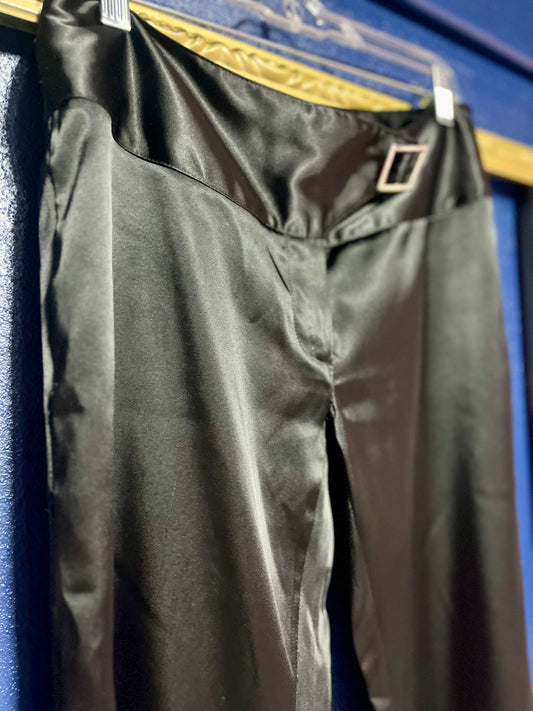 Black Silk Dress Pants