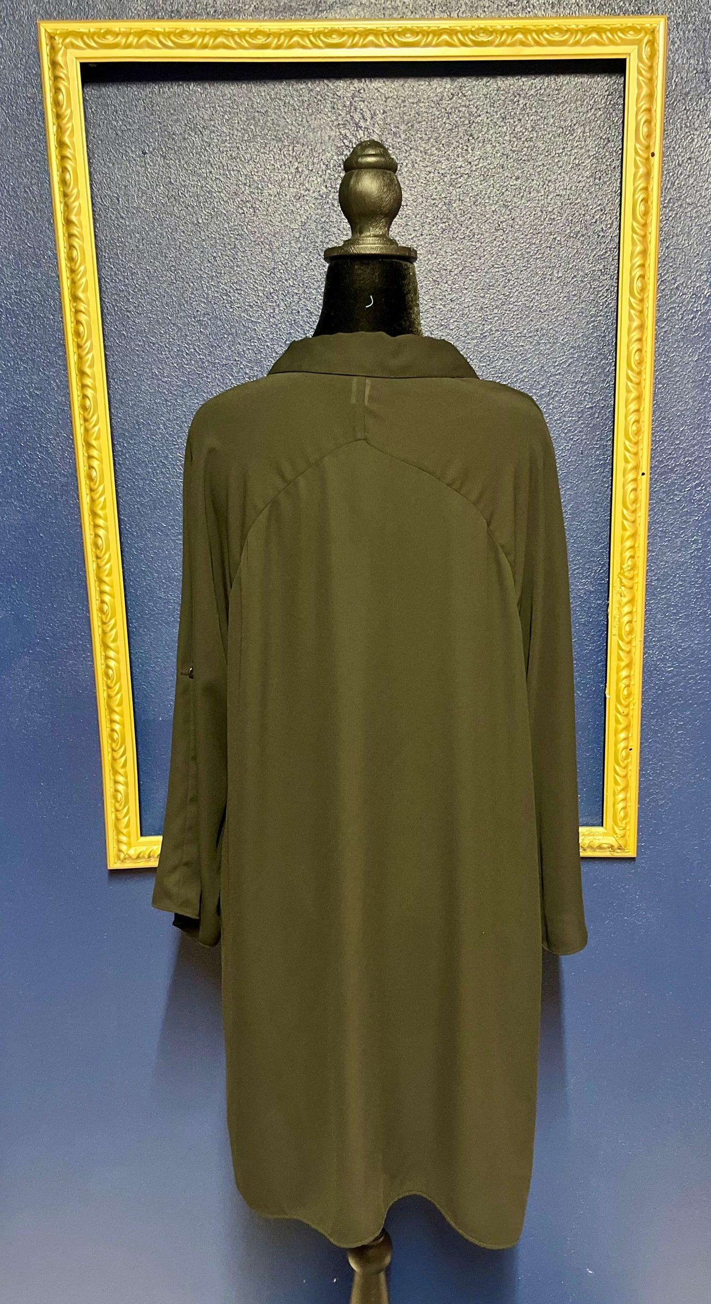 Alfani Black Button Down Dress