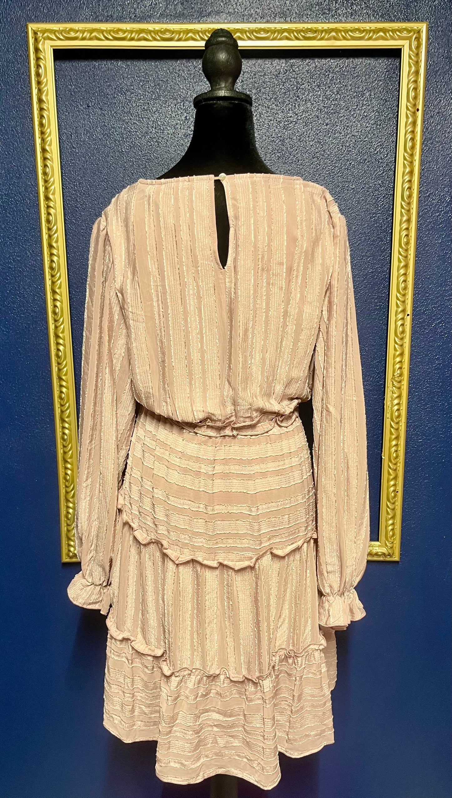 Jodifl Light Mauve Striped Dress