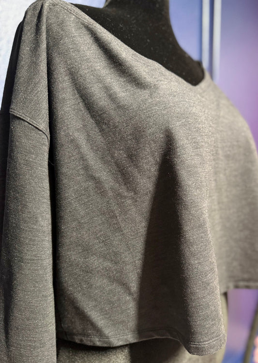 Lululemon Gray V Neck Pullover