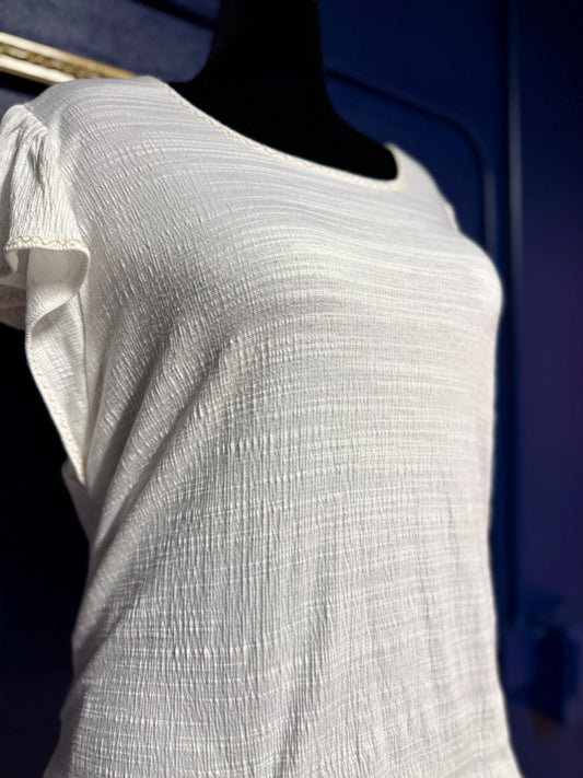 Max Studio Gauzey Cotton Blouse