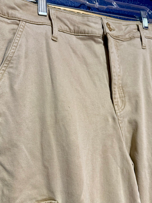 Kut Miller Wide Leg Khaki Cargo