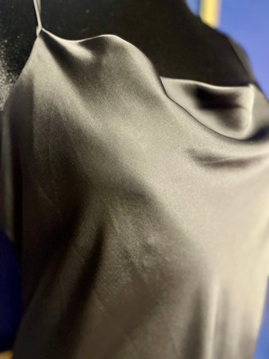 Banana Republic Black Silk Dress