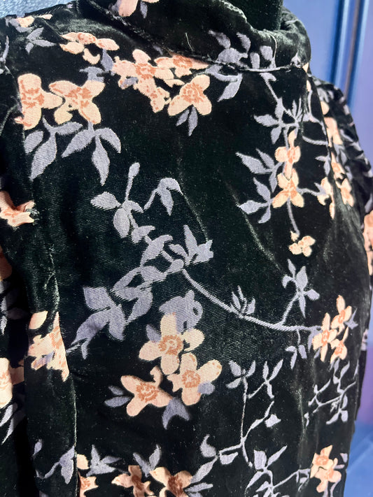 Another Love Velvet Burnout Blouse