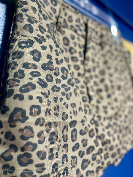 Glam Leopard Skort